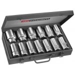 Facom coffret douilles 3 / 4'' longues 6 pans mtriques, 12 pices - k. 405e