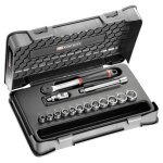 Facom coffret douilles 3 / 8  12 pans mtriques - 15 pices - j. 161 - 1p12