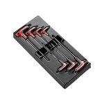 Facom mod. 89txa module 7 cl mles torx poignes en t tte, multicolore
