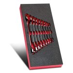 Facom modm. 44 - 1 module mousse 9 cl? ? fourches, noir, 6 ? 24 mm