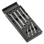 Facom module 7 cl�s polygonales � cliquet oeil 12 pans - mod. 64j7