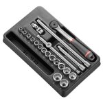Facom module douilles 3 / 8  6 pans mtriques - 20 pices - mod. j161 - 36