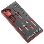 Facom module mousse douilles 1 / 4  6 pans mtriques - 46 pices - modm. r161 - 36