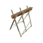 Faithfull chevalet de sciage pliant galvanis� (import grande bretagne)