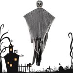 Fantome halloween decoration a suspendre pour exterieur, squelette halloween déco grande 85cm suspendu ... Fantome halloween decoration a suspendre pour exterieur, squelette halloween déco grande 85cm suspendu ...