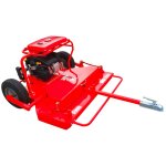 Faucheuse rotative 116 cm tractable pour quad avec moteur essence 16 ch et dmarrage lectrique torros ...