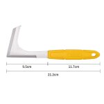 Faucille de tondeuse en acier inoxydable � poign�e en plastique pour enlever les mauvaises herbes de ...