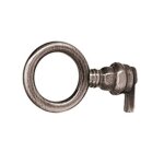 Fausse cl ronde zamak finition vieux fer - cadap - 1353 / 5s