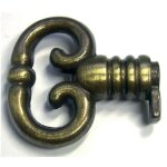Fausse cl strauss - bronze - vendu par 1