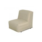 Fauteuil de dtente gonflable balloon en pvc - ecru