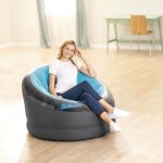 Fauteuil gonflable intex jazzy bleu