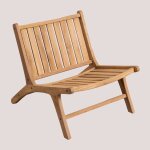Fauteuil de jardin en bois caima bois de teck Fauteuil de jardin en bois caima bois de teck