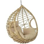 Fauteuil de jardin - dkd home decor - marron - polyester, mtal, rotin synthtique - 90x70x110 cm - 1 ...