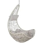 Fauteuil de jardin - dkd home decor - standard - gris clair - mtal - polyester - rotin synthtique