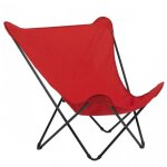 Fauteuil pliant lafuma pop up xl airlon - rouge