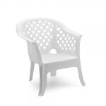Fauteuil r�sine lario blanc