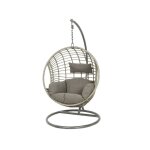 Fauteuil suspendu london gris - jardideco