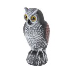 Faux thtre en plastique pour eloigner les oiseaux, dissuasif pour les oiseaux, ecran solaire etanche, ...