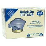 Favex detendeur butane quick on p / valve 27mm