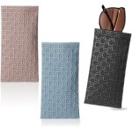 Fdjhy - lot de 3 etuis à lunettes souples, housse de protection en cuir pu pour lunettes de soleil, pochette ... Fdjhy - lot de 3 etuis à lunettes souples, housse de protection en cuir pu pour lunettes de soleil, pochette ...