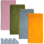 Fdjhy - etuis  lunettes de soleil souples 4 pices, etui  lunettes souple pour femmes et hommes, pochette ...