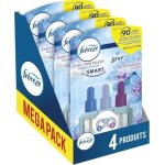 Febreze 3volution diffuseur electrique de parfum, 4 x 20ml, eveil printanier, elimination des odeurs ...