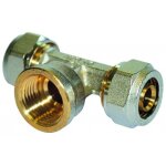 T� femelle � compression pour tube multicouche - f20x27 - diam 20 mm boutte