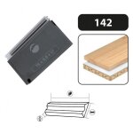 Fer de rabot carbure r�versible 80. 5x5. 9x1. 2 - 142. 780. 10