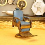 Ferme crative en fer forg de style amricain, modle de chaise de salon de coiffure, bureau, artisanat ...