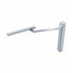 Ferme portail piton - argent ev1 - droit - dc630g - r - - - ev1 -