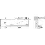 Ferme - porte � bras compas - force 2 � 4 continu - argent - is 110 iseo city