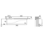 Ferme - porte � bras glissi�re - force 2 � 4 continu - argent - is 115 iseo city