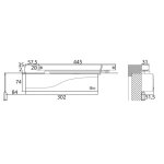Ferme - porte � bras glissi�re - force 3 � 5 en continu - argent - is 315 iseo city