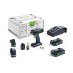 Festool 576989 - perceuse - visseuse sans fil t 18 + 3 hpc 4, 0 i - set