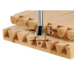 Festool fraise  queue d'aronde hs s8 d13, 8 / 13, 5 / 15 - 490991