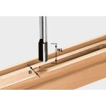 Festool fraise � rainurer hw s12 d16 / 45 - 491090