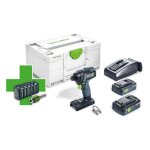 Festool tid 18 hpc4, 0 i - plus - visseuse  chocs li - ion 18v (2x batterie 4, 0ah) dans systainer + ...