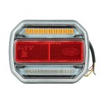 Feu arriere led droite pour remorque - 5 fonctions Feu arriere led droite pour remorque - 5 fonctions