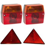 Feux de remorque - 2 feux + 2 triangles