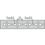 Feuillard perforé acier - largeur 20 mm - longueur 10 m - fb20 simpson strong - tie Feuillard perforé acier - largeur 20 mm - longueur 10 m - fb20 simpson strong - tie