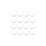 Feuilles acryliques transparentes, 16 pices, 5 / 7. 5 / 10 / 15cm, disque en plastique epais de 0. 08 ...