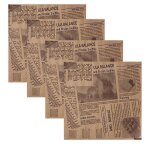 Feuilles de papier cir anti - graisse pour paniers alimentaires, doublures de pique - nique et emballages ...