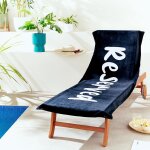 Few - reserved serviette de bain de soleil 78 x 200 cm noir Few - reserved serviette de bain de soleil 78 x 200 cm noir