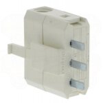 Fiche dcl 2p + t 6a pour luminaire douille dcl
