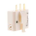 Fiche dcl 2p + t pour boite applique & point de centre pour conducteur de 0, 5  1mm