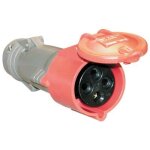 Fiche femelle �lectrique hypra 32 amp�res 3 p�les + terre legrand