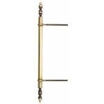 Fiche  lacets dgondable - acier vieux bronze - 13 x 456 mm bros