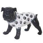 Figure de d�coration bouledogue 35cm, sculpture polyresin, peint a la main, chien, int�rieur / plein ...