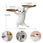 Figurine d'animal de chat d'auckland, accessoires de dcoration pour la maison, ornements de table, statue ...