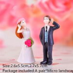 Figurines de chaise de couple pour amoureux des sucreries, figurines miniatures de jardin ferique, gnome, ...